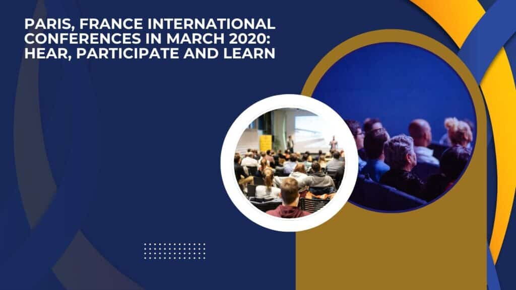 International Conferences in Paris