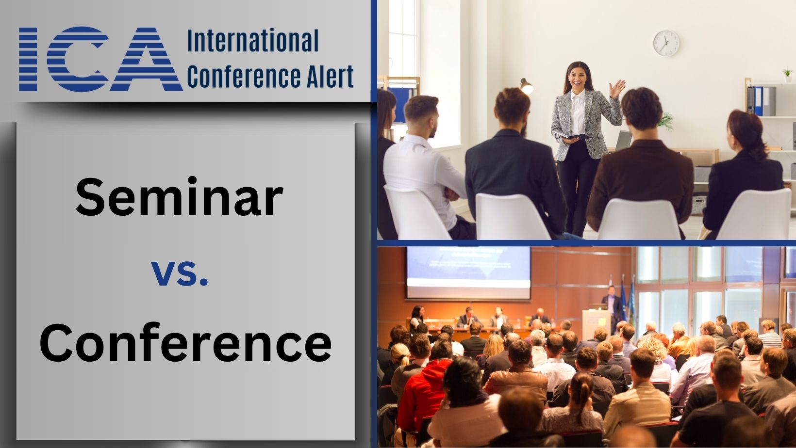 Seminar vs. Conference