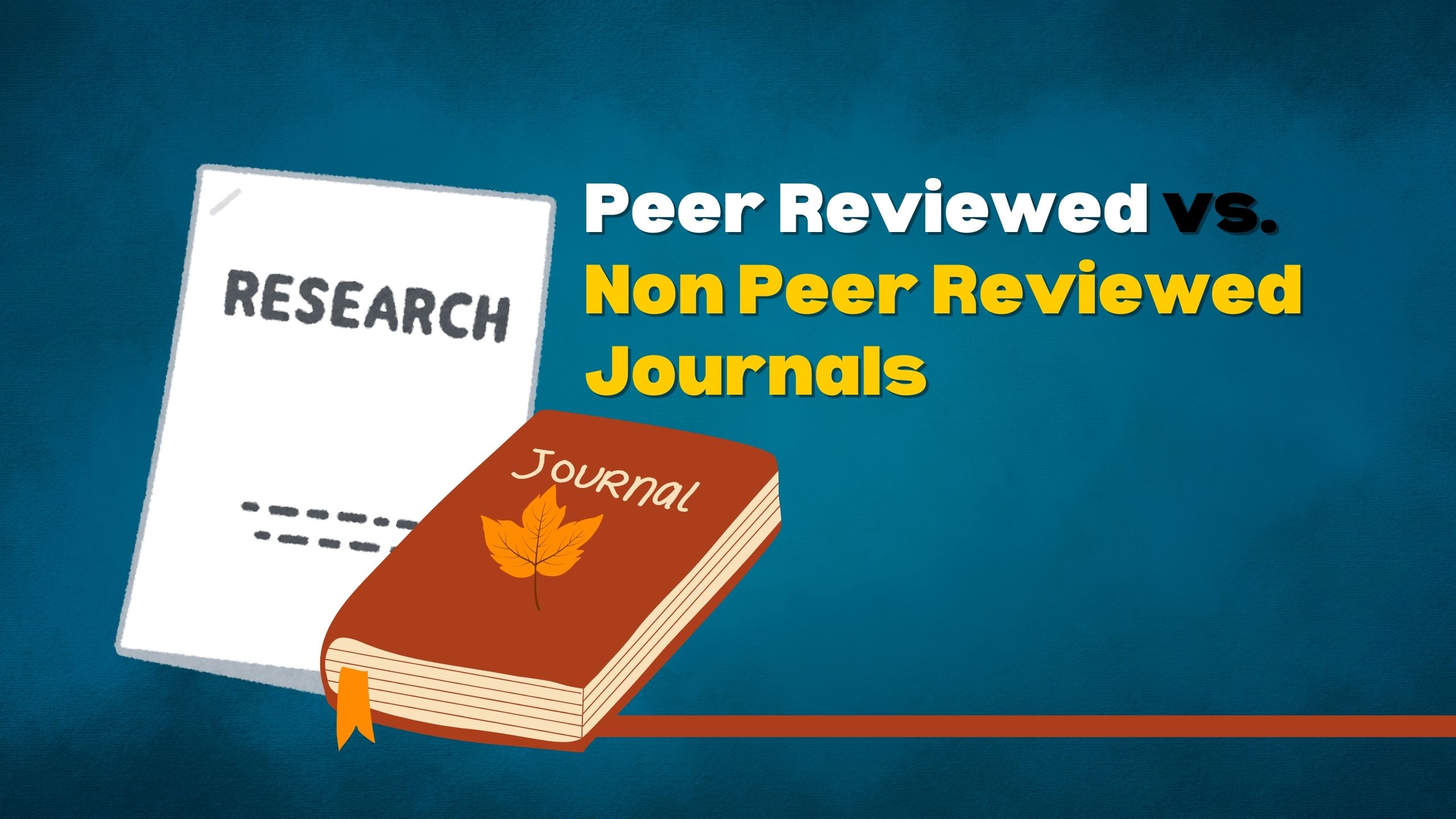 peer reviewed articles vs non